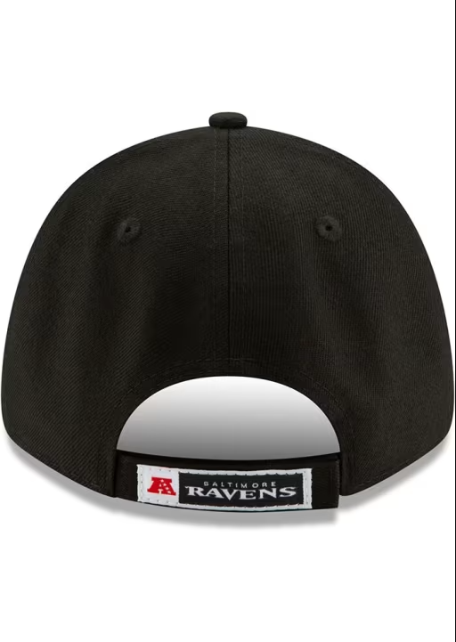 Batlimore Ravens New Era The League Team 9Forty Adjustable Hat - Black