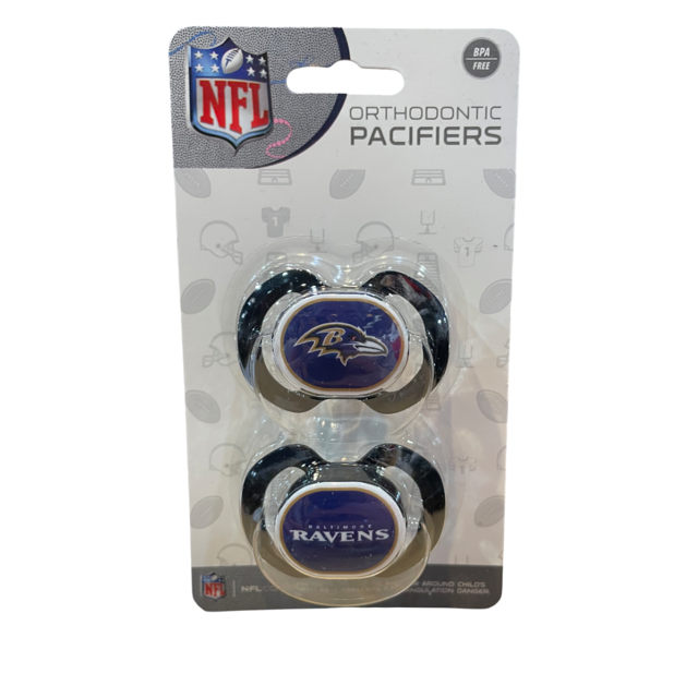 Baltimore Ravens Baby Fanatic 2 Pack Pacifiers