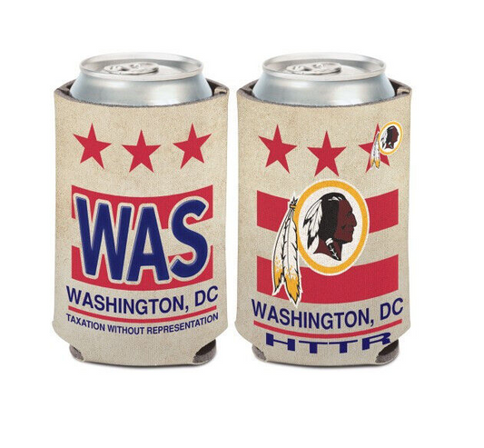 Washington Redskins License  Plate Can Cooler