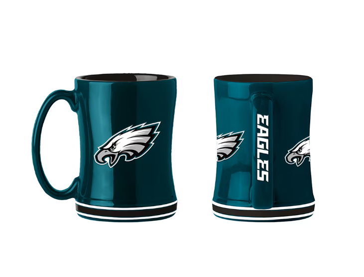 Philadelphia Eagles LOGO Brands Relief Sculpted Mug