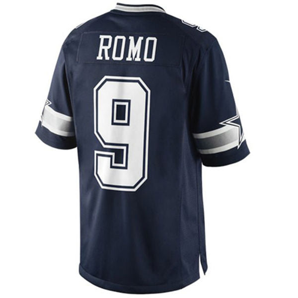 Dallas Cowboys Nike #9 Tony Romo Youth Game Jersey - Blue