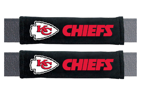 Kansas City Chiefs Team Seatbelt Pad Set Car Accessories