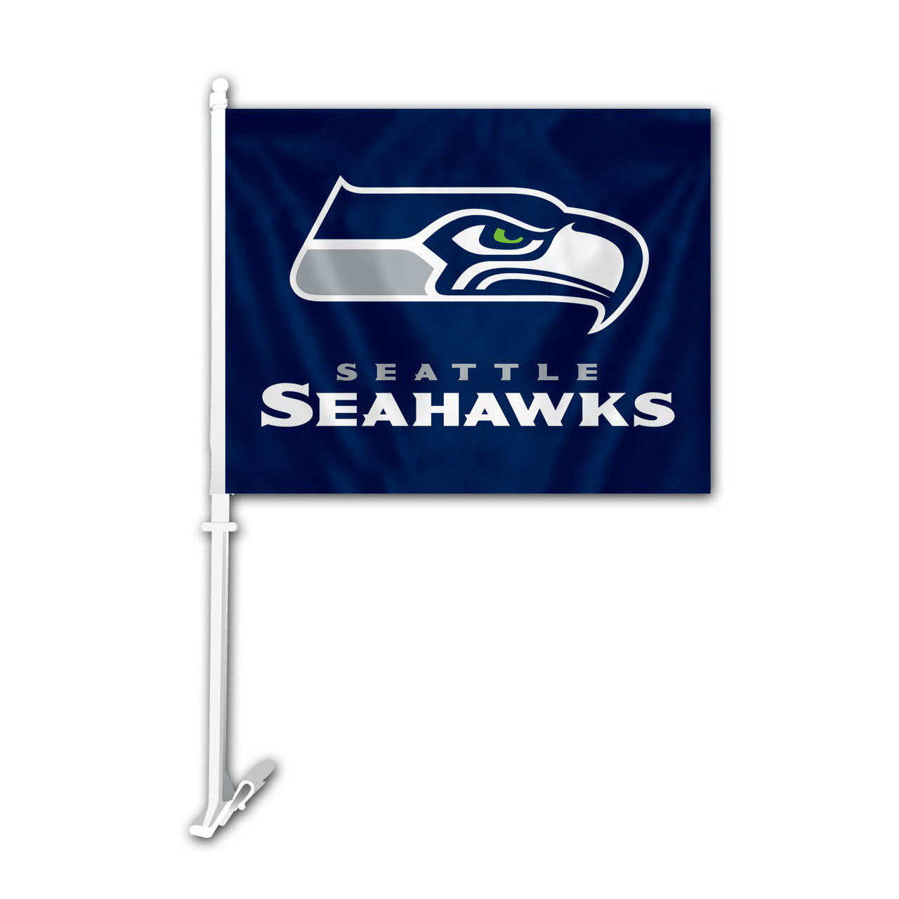 Seattle Seahawks Team Car Flag - Blue