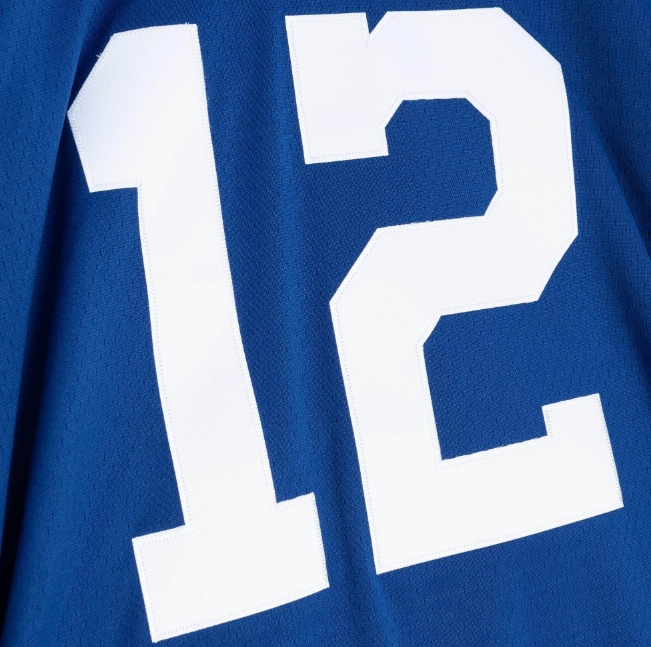 Dallas Cowboys #12 Roger Staubach Mitchell & Ness Legacy Mens Jersey - Blue
