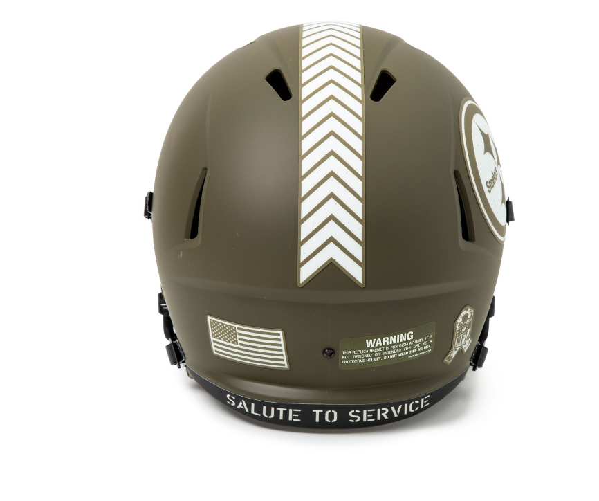 Pittsburgh Steelers Salute to Service (STS) Mini Replica Helmet