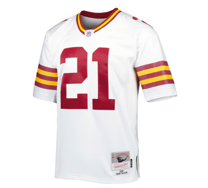 Washington Redskins Mitchell & Ness #21 Sean Taylor Alternate Legacy Jersey-White