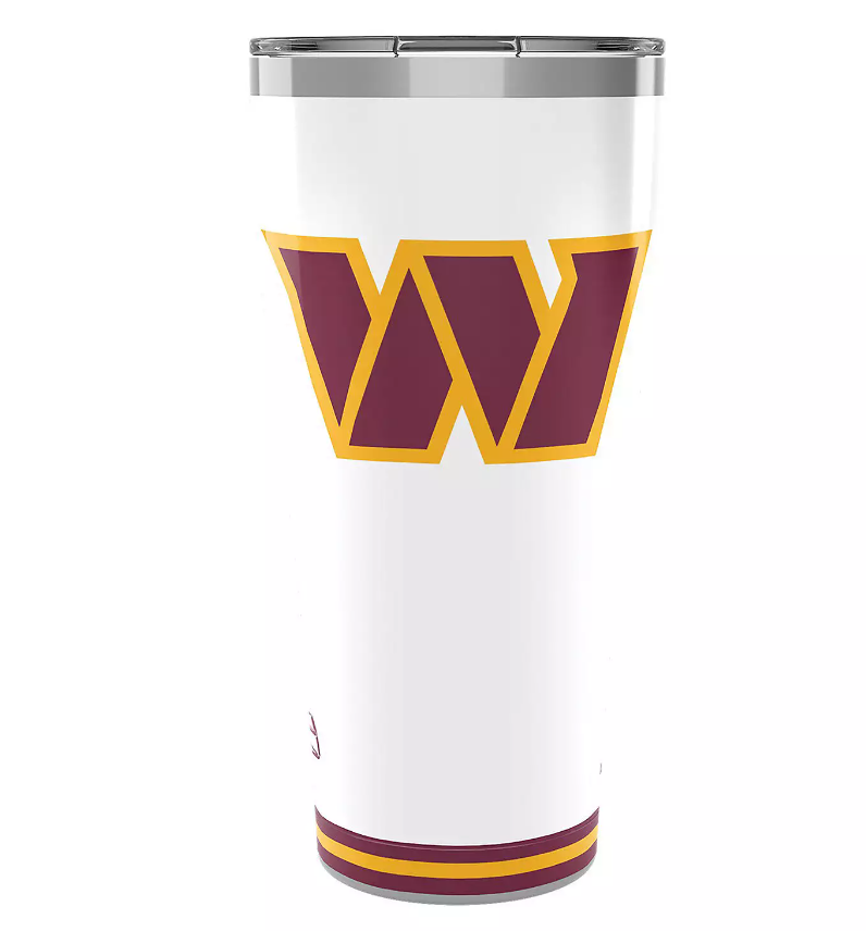 Washington Commanders White Tervis Arctic Stainless Steel 30 oz Tumbler
