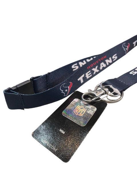 Houston Texans Soft Touch Lanyard