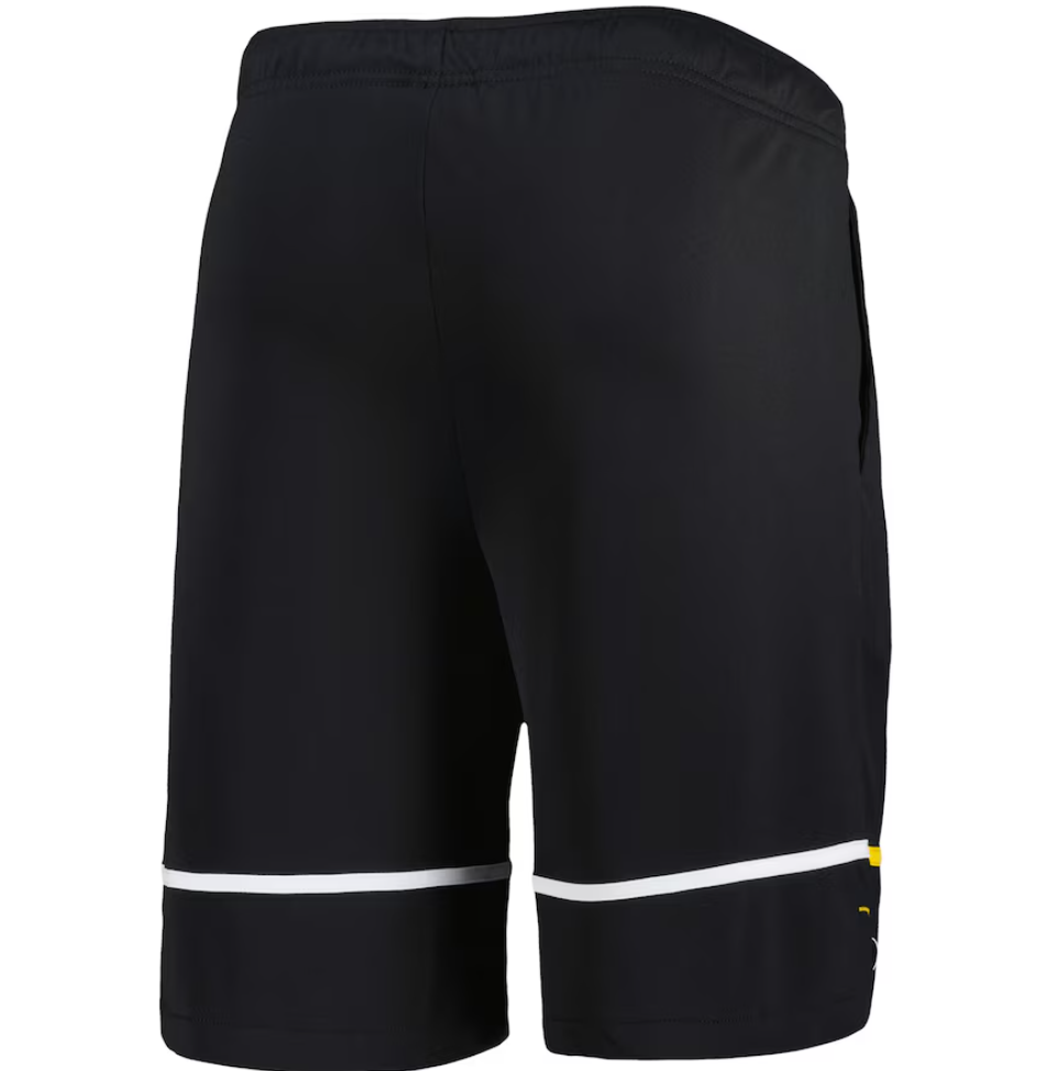 Pittsburgh Steelers New Era Rusher Training Shorts Shorts - Black