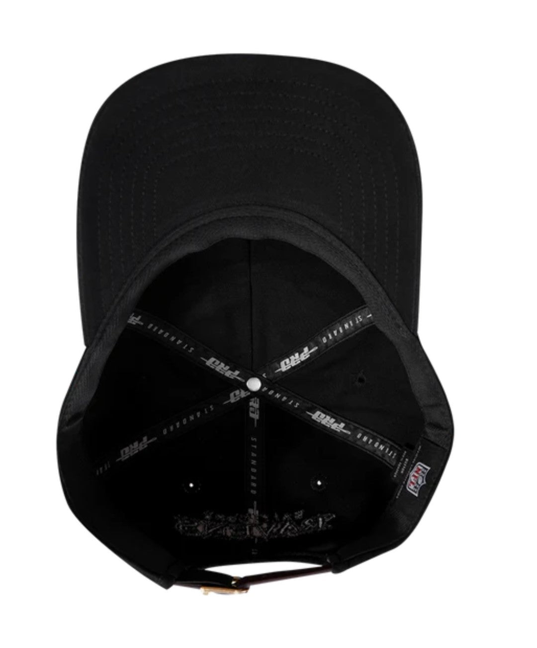 Baltimore Ravens Pro Standard Triple Black Neutral Dad Strapback Hat