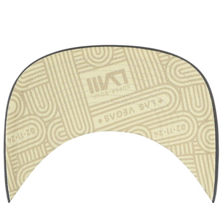 San Francisco 49ers '47 Super Bowl LVIII Patch Trucker Adjustable Hat - Charcoal