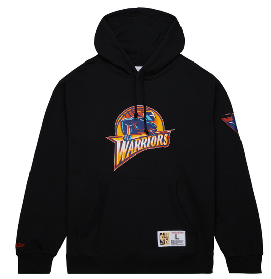 Golden State Warriors Mitchell & Ness Game Time Vintage Hoodie