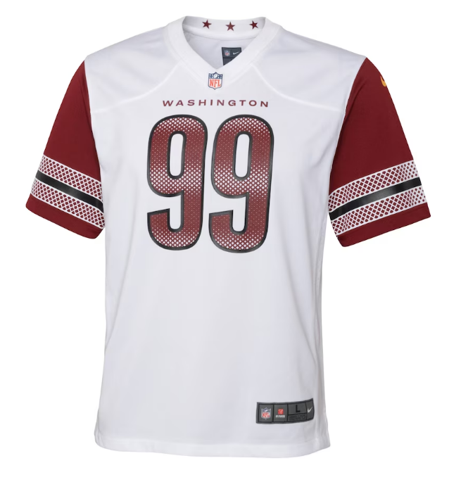 Washington Football Team Nike #99 Chase Young Youth Jersey - White