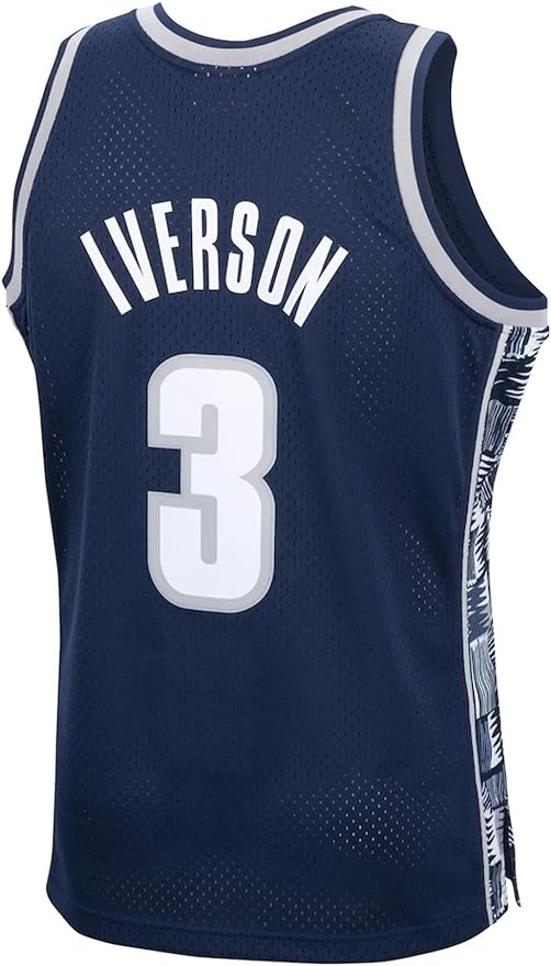 Youth Georgetown University Swingman 1995-96 Allen Iverson Navy Jersey
