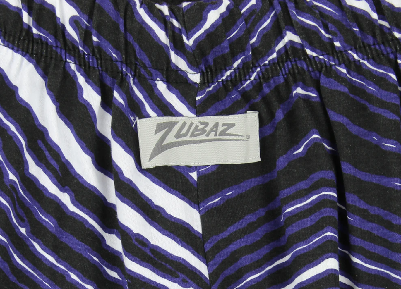 Baltimore Ravens Zubaz NFL Men's Zebra Left Hip Logo Lounge Pant