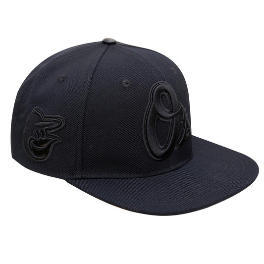 Baltimore Orioles Pro Standard Triple Black Snapback Hat