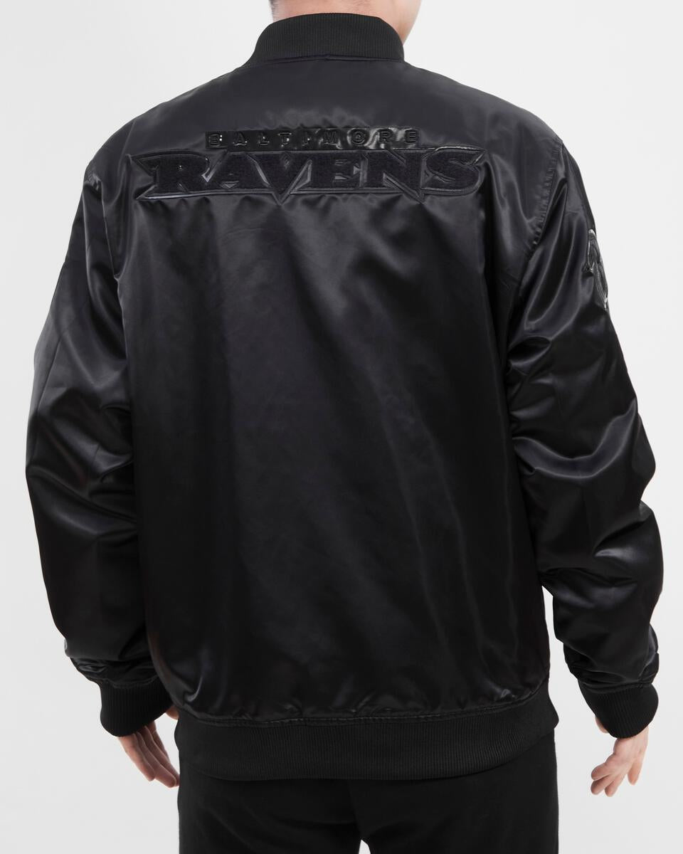 Baltimore Ravens Pro Standard Triple Black Light Weight Satin Jacket