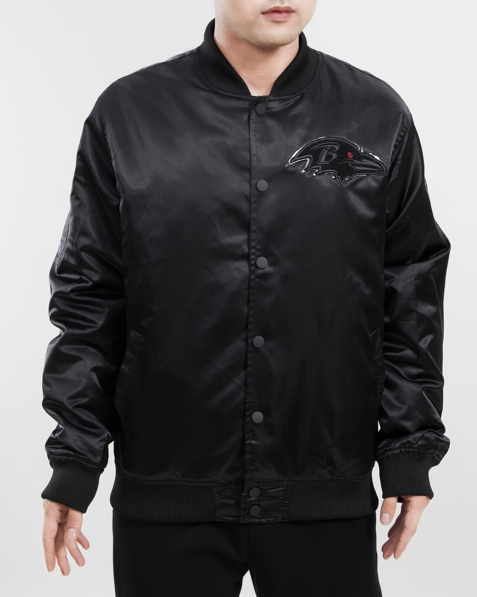 Baltimore Ravens Pro Standard Triple Black Light Weight Satin Jacket