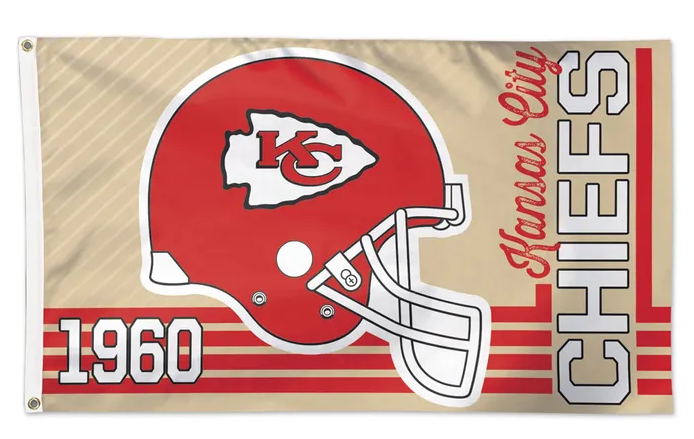 Kansas City Chiefs Wincraft Retro Deluxe 3x5 House Flag