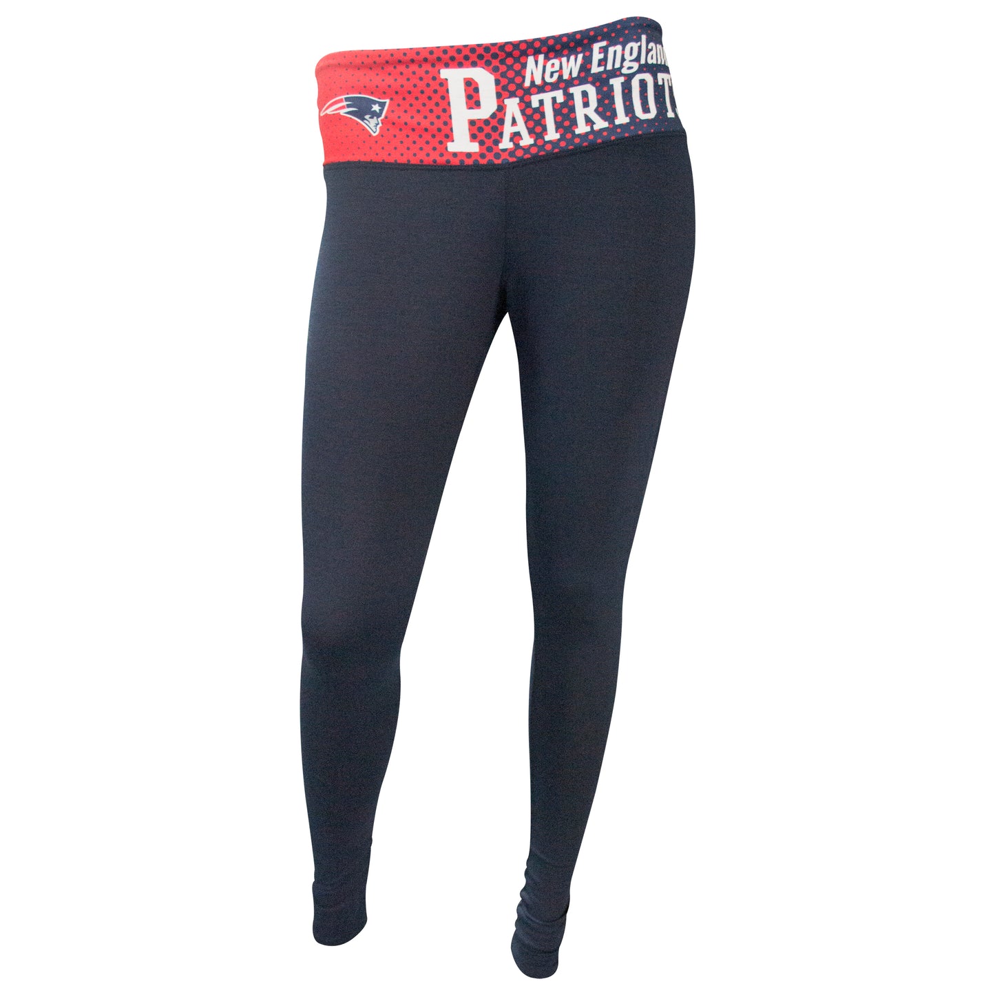 New England Patriots Ladies Dynamic Knit Leggings - Navy