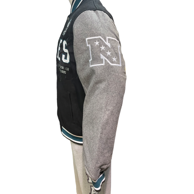 Philadelphia Eagles JH Desgin Commemorative Reversible Wool Nylon Men's Jacket