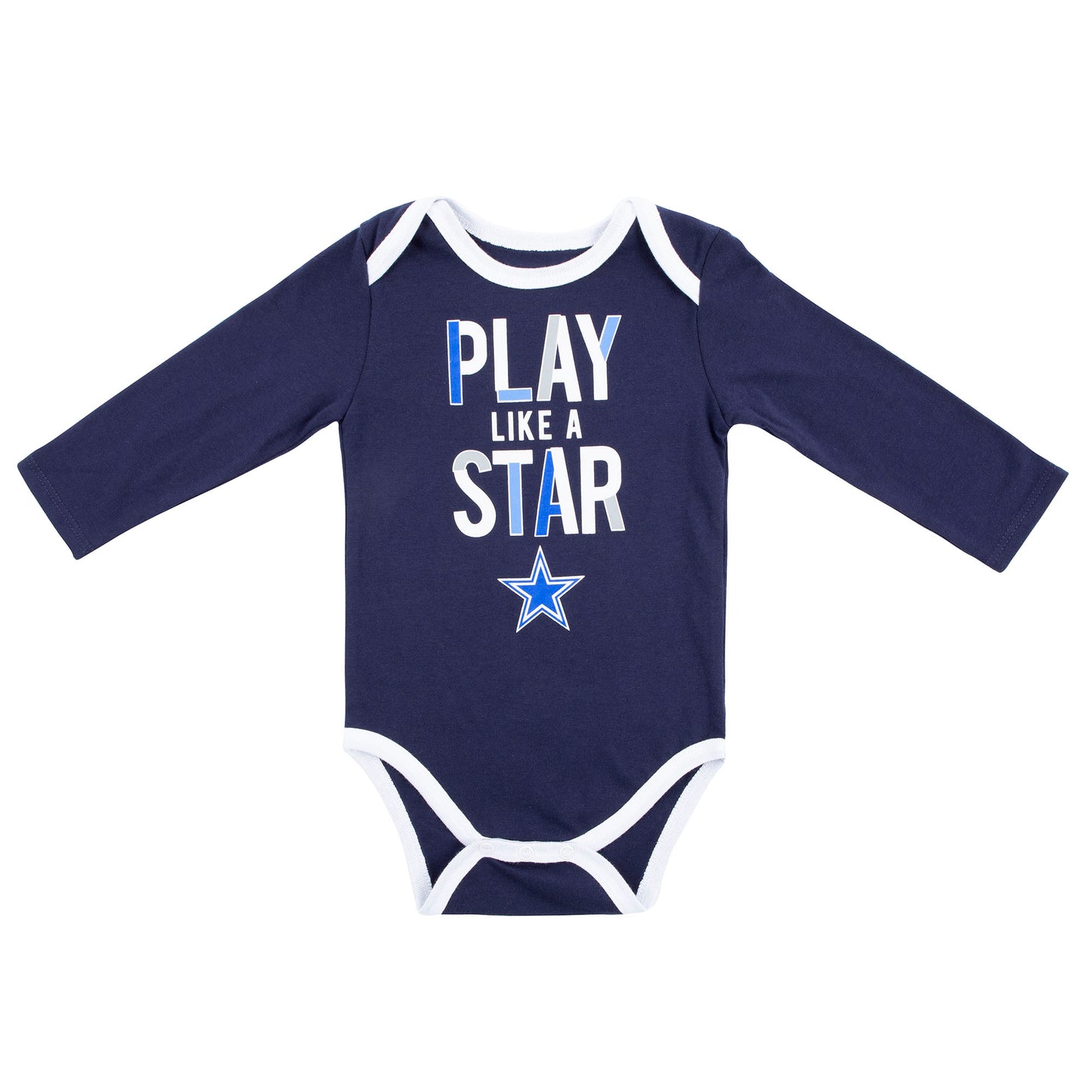 Dallas Cowboys Outerstuff Blue Infant Doxin 2 Pack Creeper Set