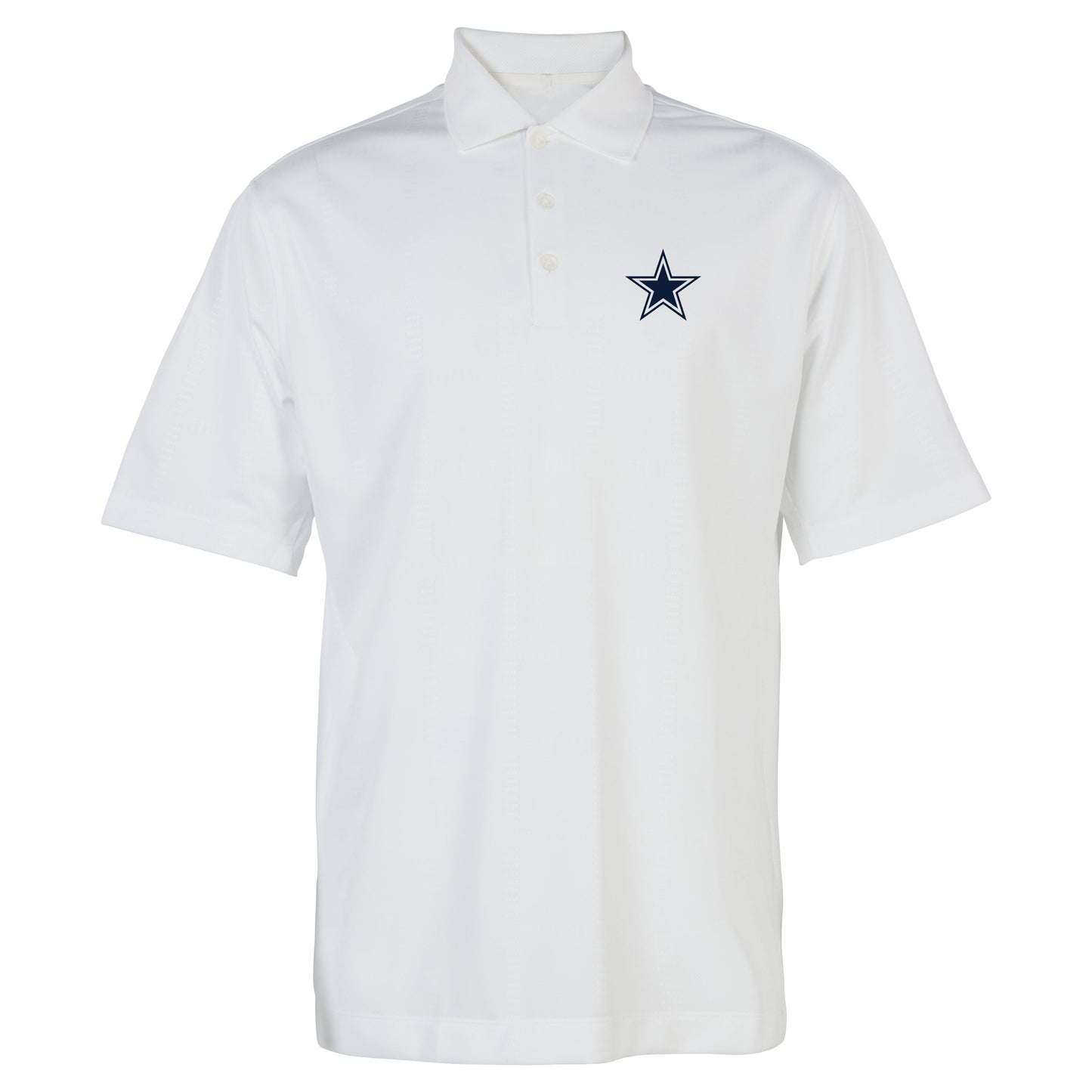 Dallas Cowboys White Logo Premiere Polo