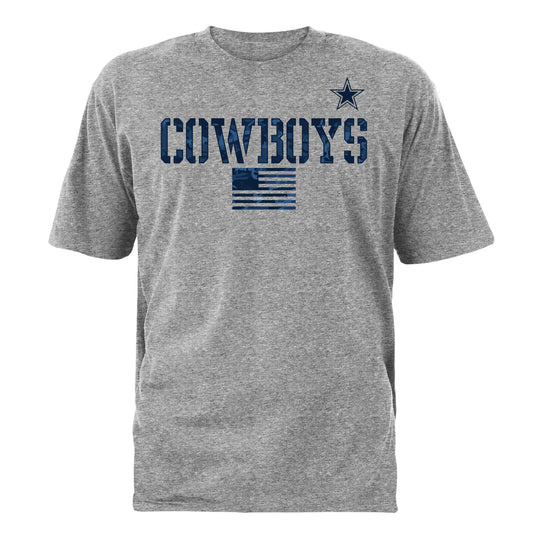 Dallas Cowboys Trooper Men's T-Shirt -Gray
