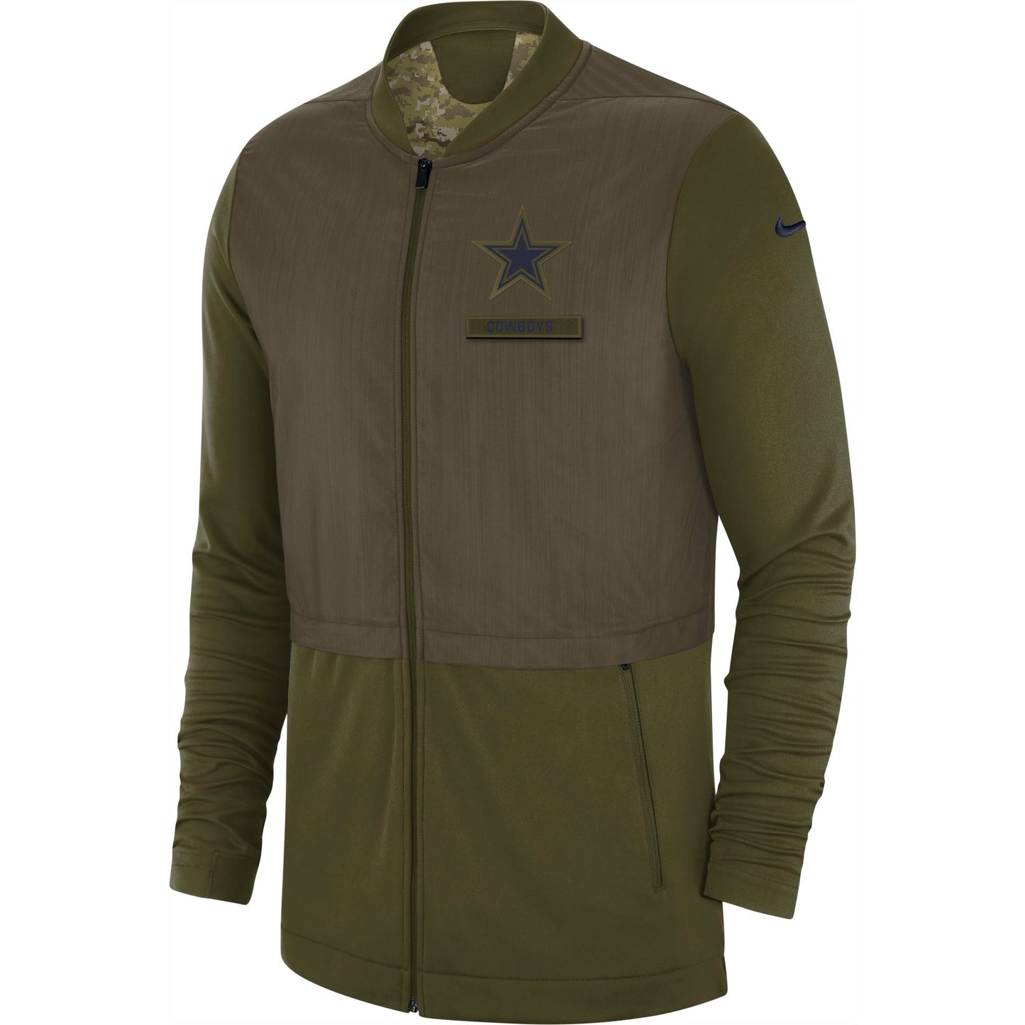 Dallas Cowboys Nike Salute to Service Sideline Elite Hybrid FZ Jacket