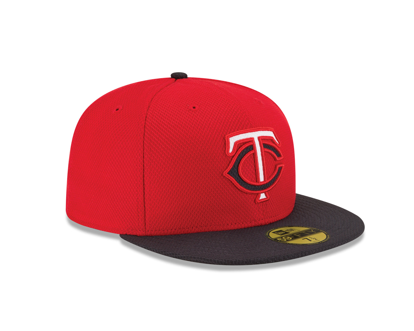 Minnesota Twins New Era Diamond Era 59FIFTY Fitted Hat - Red /Black