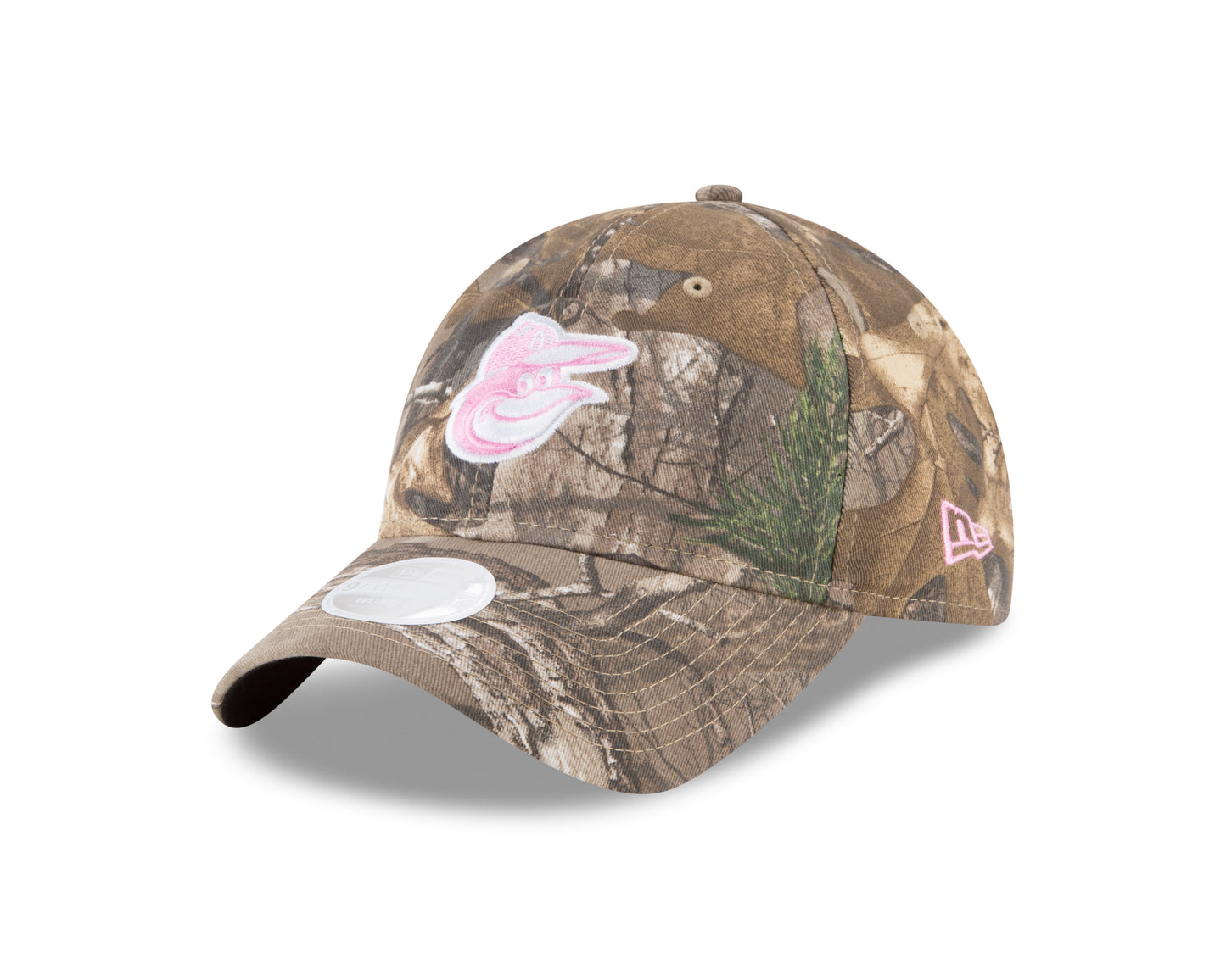 Baltimore Orioles New Era Women's Core 9TWENTY Adjustable Hat- Pink Camo