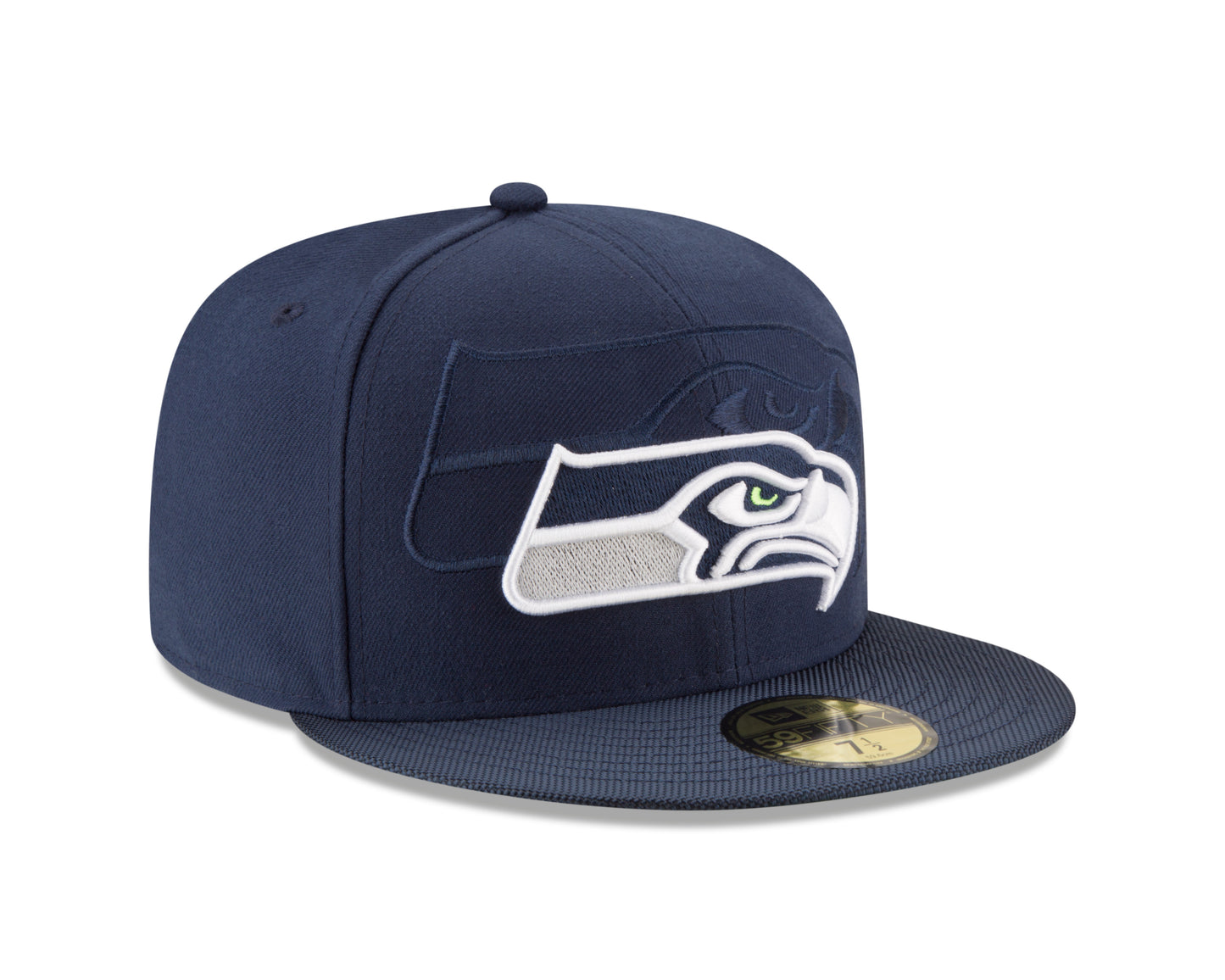 Seattle Seahawks New Era Blue Sideline Official 59FIFTY Fitted Hat