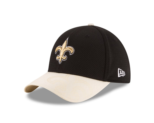 New Orleans Saints New Era Sideline 39THIRTY Flex Hat - Black