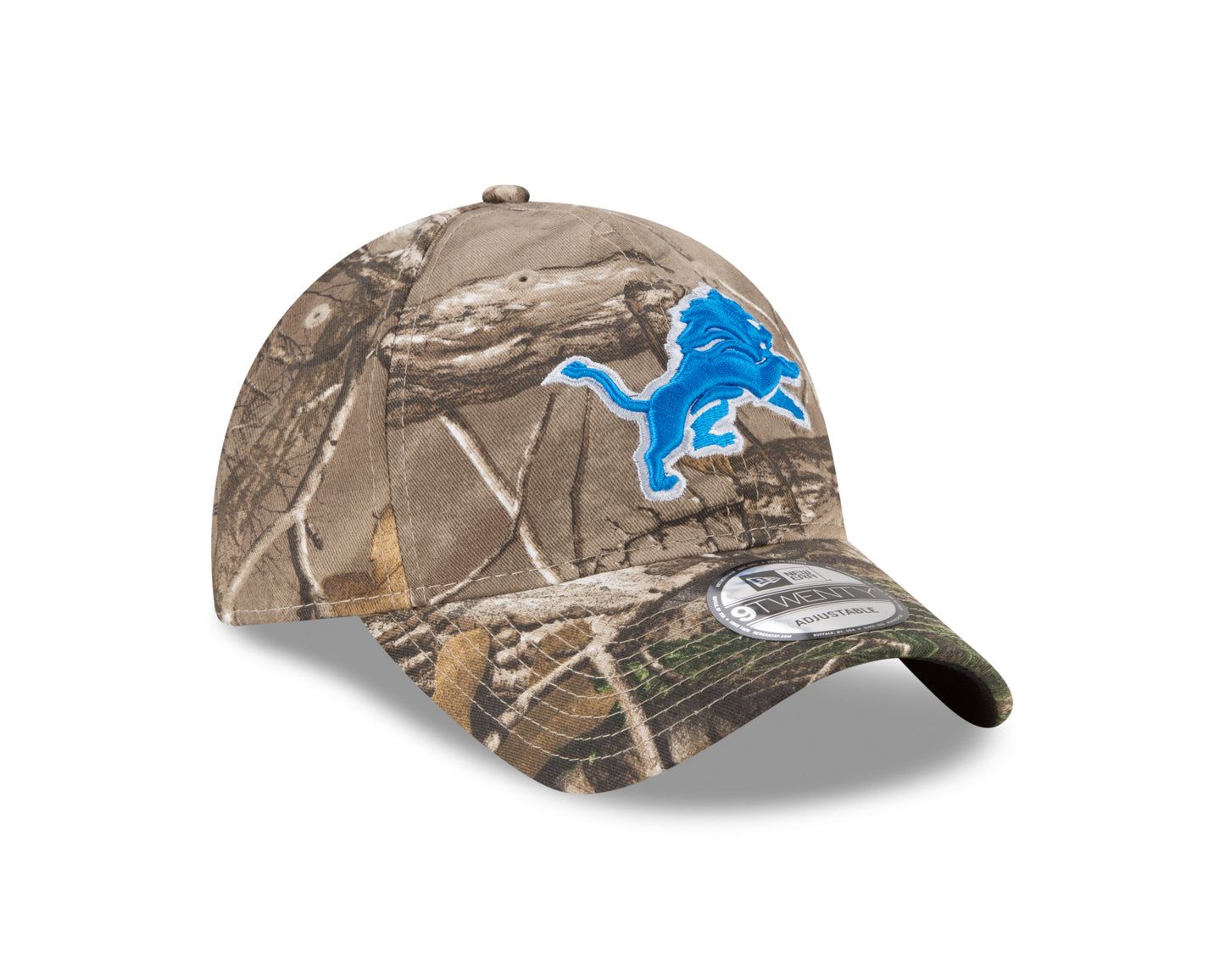 Detroit Lions Realtree 9TWENTY Adjustable Hat - Camo