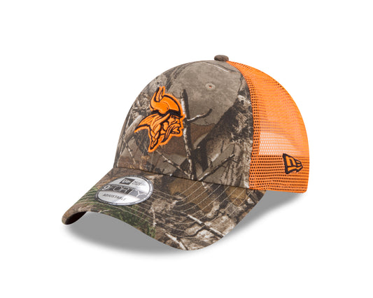 Minnesota Vikings Realtree 9FORTY Adjustable Trucker Hat - Camo