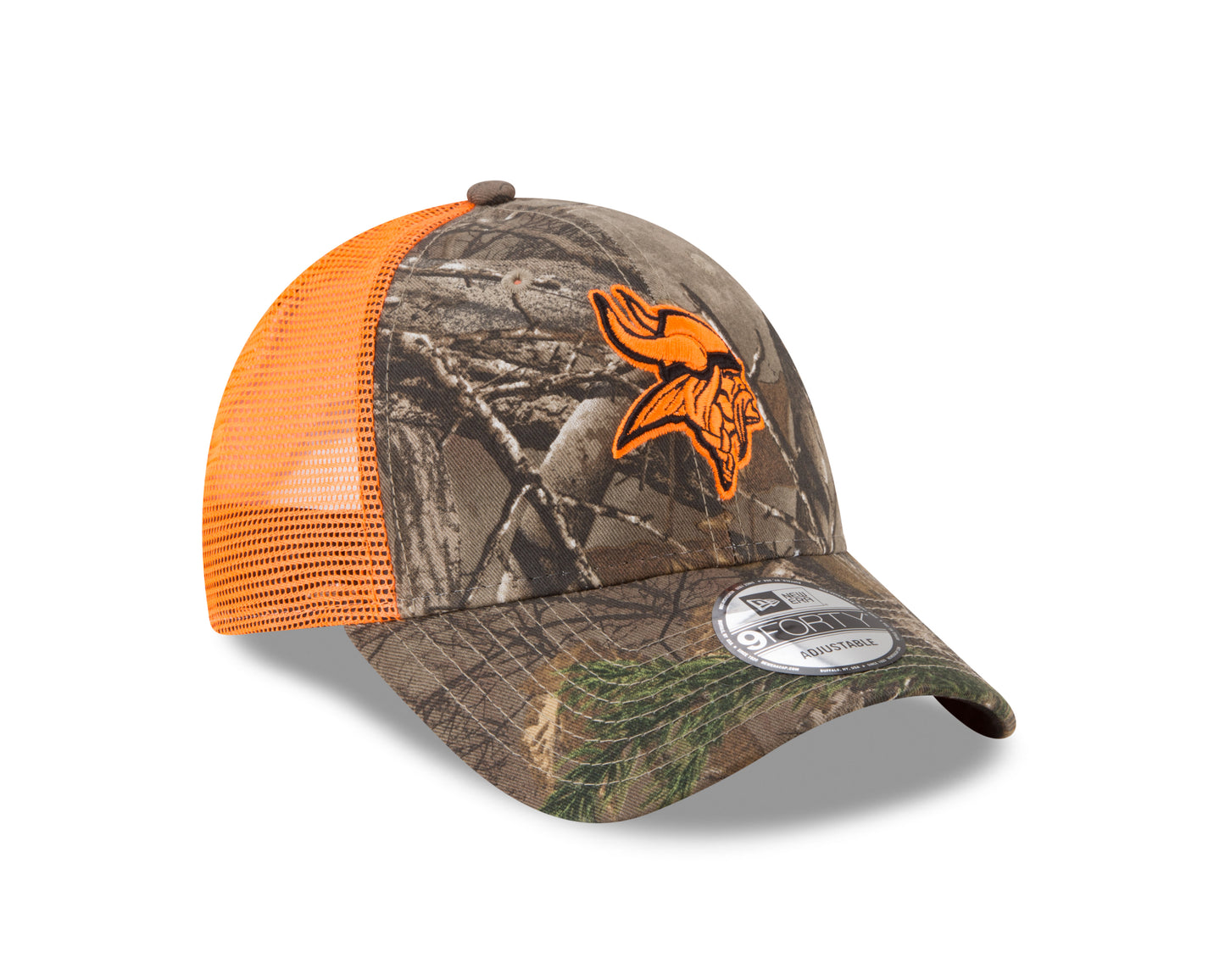 Minnesota Vikings Realtree 9FORTY Adjustable Trucker Hat - Camo