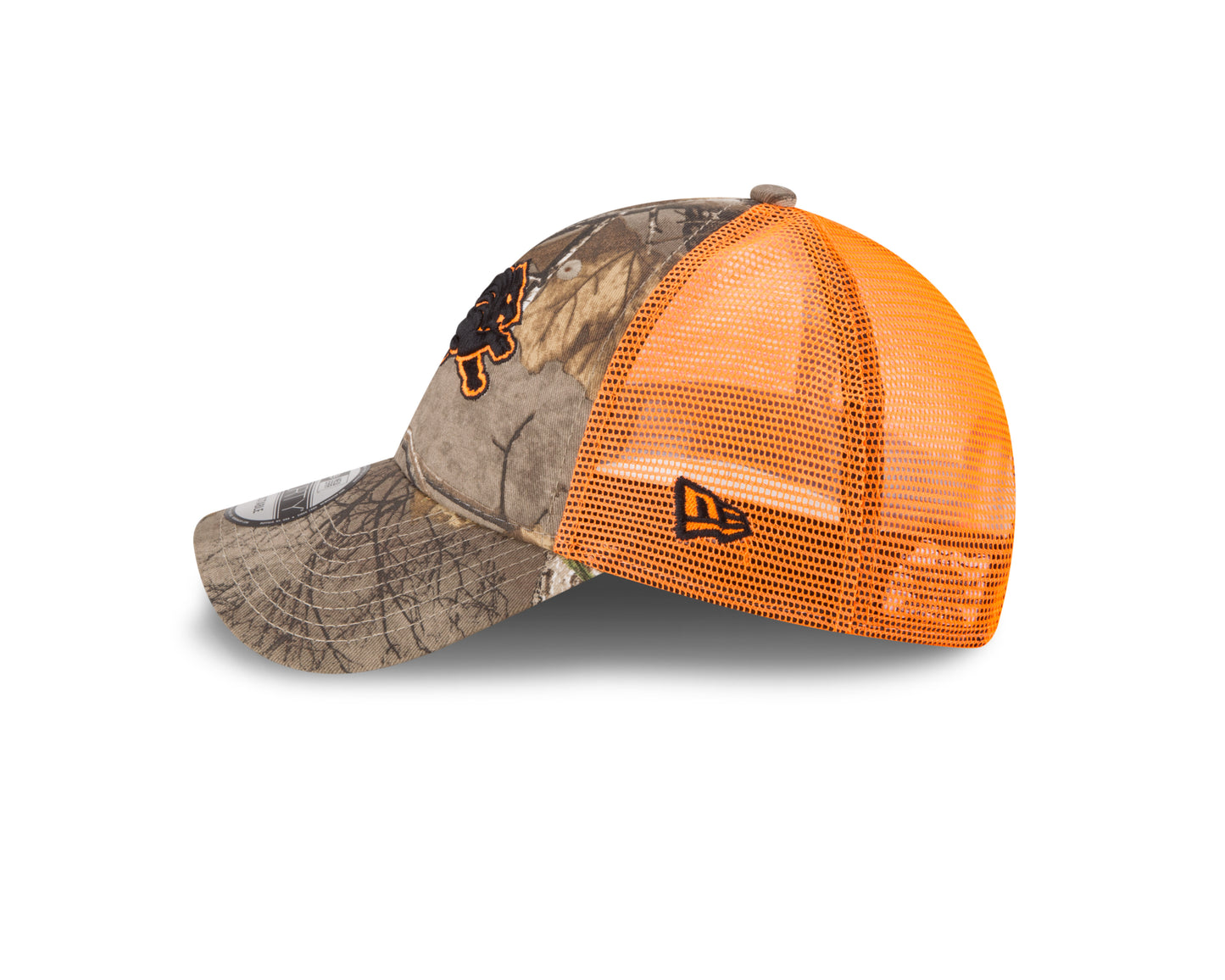 Detroit Lions Realtree Trucker 9FORTY Adjustable Hat - Camo