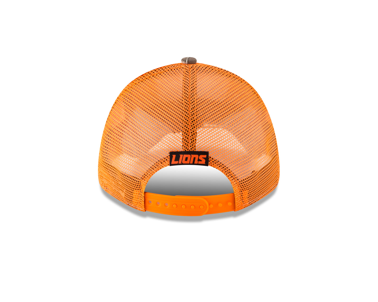 Detroit Lions Realtree Trucker 9FORTY Adjustable Hat - Camo