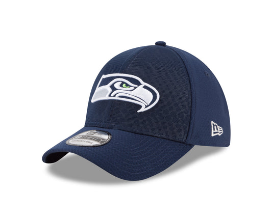 Seattle Seahawks New Era Blue Color Rush Kickoff Team 39THIRTY Flex Hat