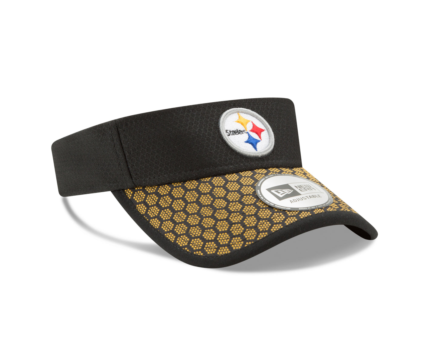 Pittsburgh Steelers New Era Sideline Honeycomb Visor