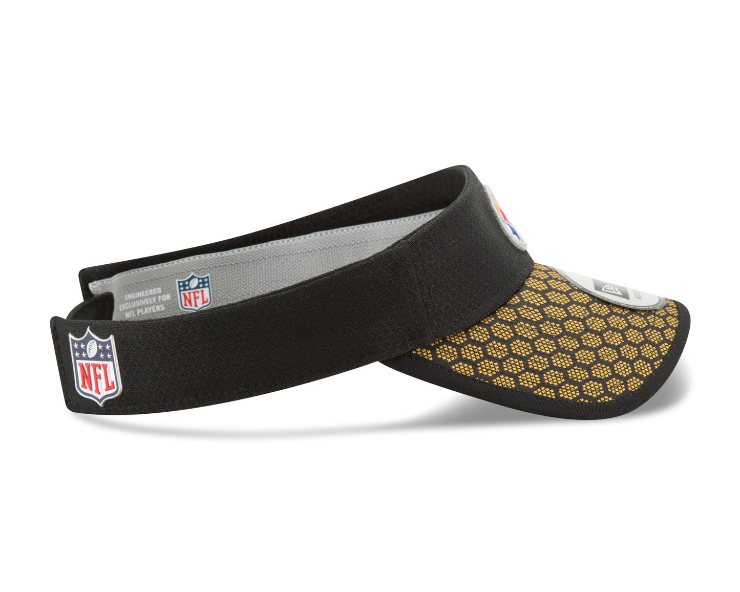 Pittsburgh Steelers New Era Sideline Honeycomb Visor