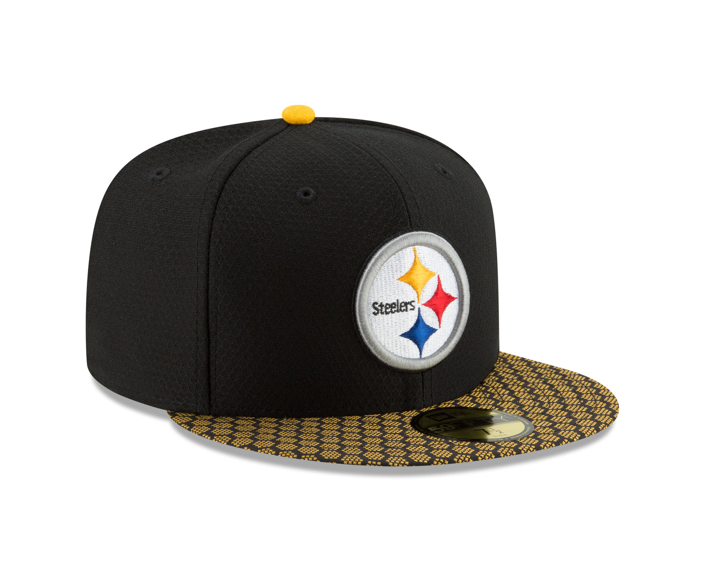Pittsburgh Steelers New Era Black Sideline Official 59FIFTY Fitted Hat
