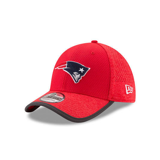 New England Patriots New Era Reverse Color Training 39THIRTY Flex Hat - Red