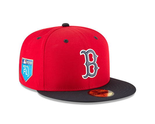 Boston Red So New Era Spring Training 59Fifty Fitted Hat- Red