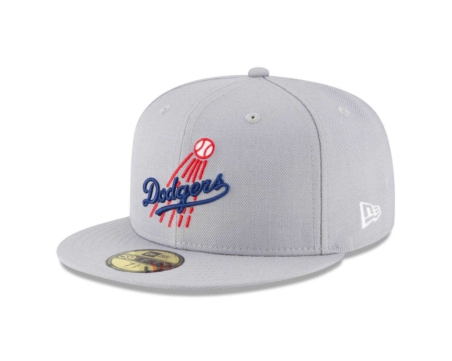 Los Angeles Dodgers New Era Wool Cooperstown 1958 59FIFTY Fitted Hat - Gray