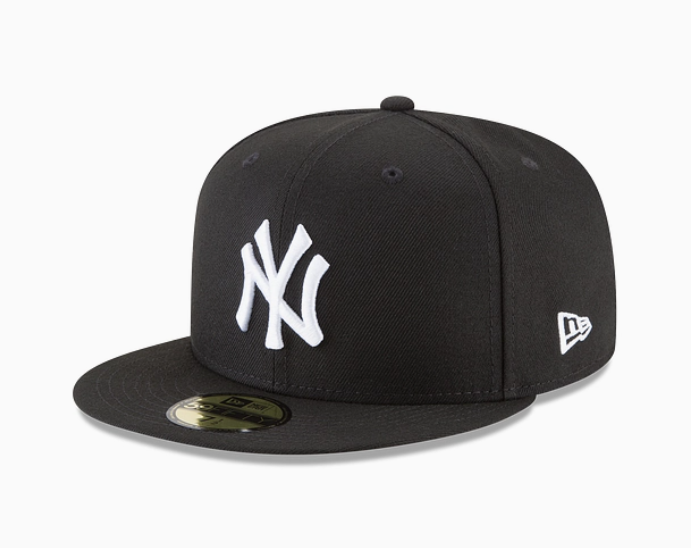 New York Yankees New Era MLB Basic Black & White 59fifty Fitted Hat