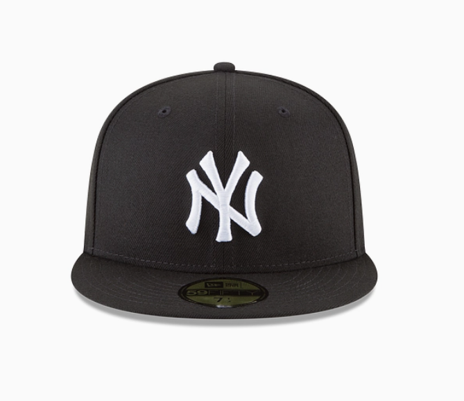 New York Yankees New Era MLB Basic Black & White 59fifty Fitted Hat