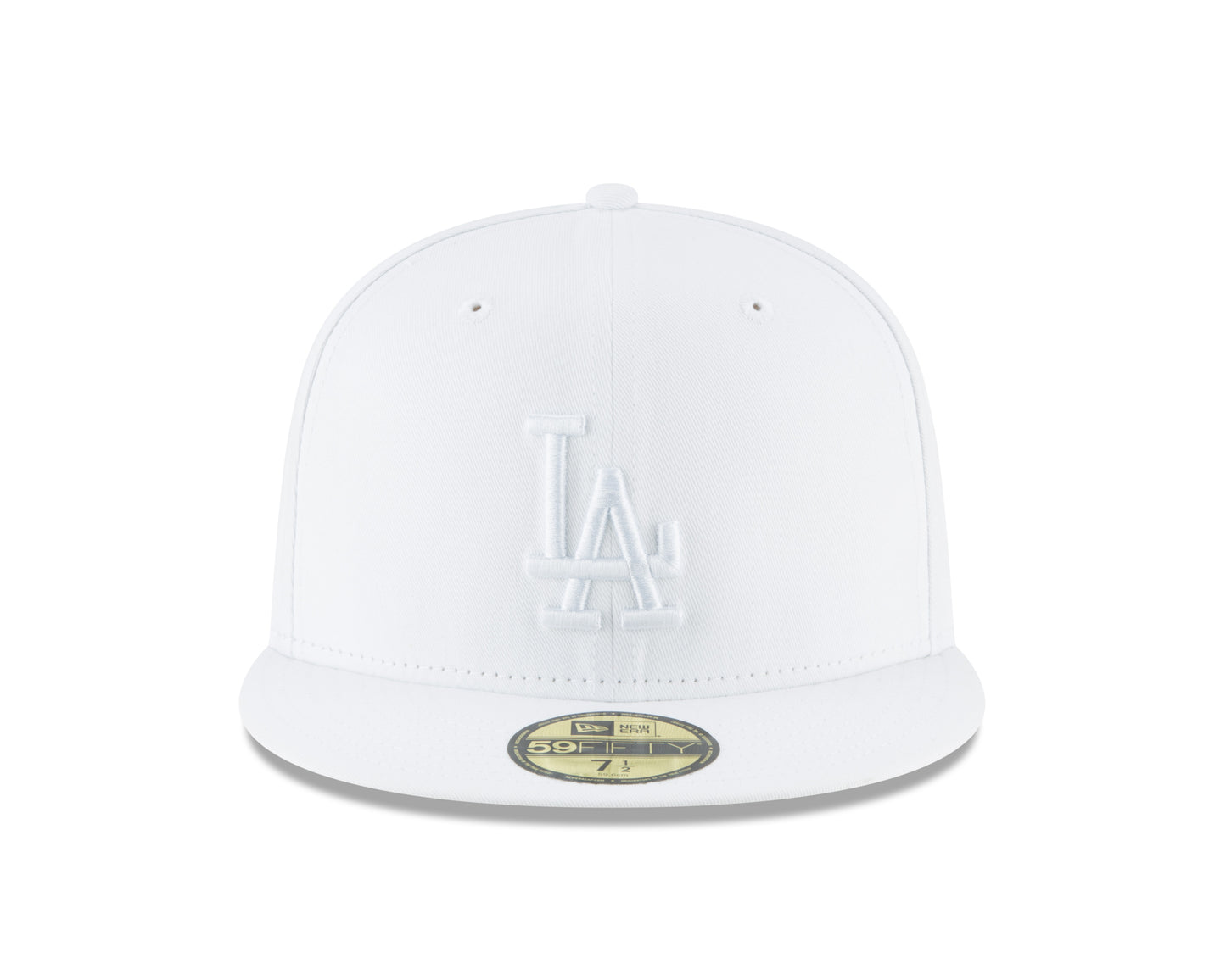 Los Angeles Dodgers New Era Fashion Color Basic 59FIFTY Fitted Hat - White