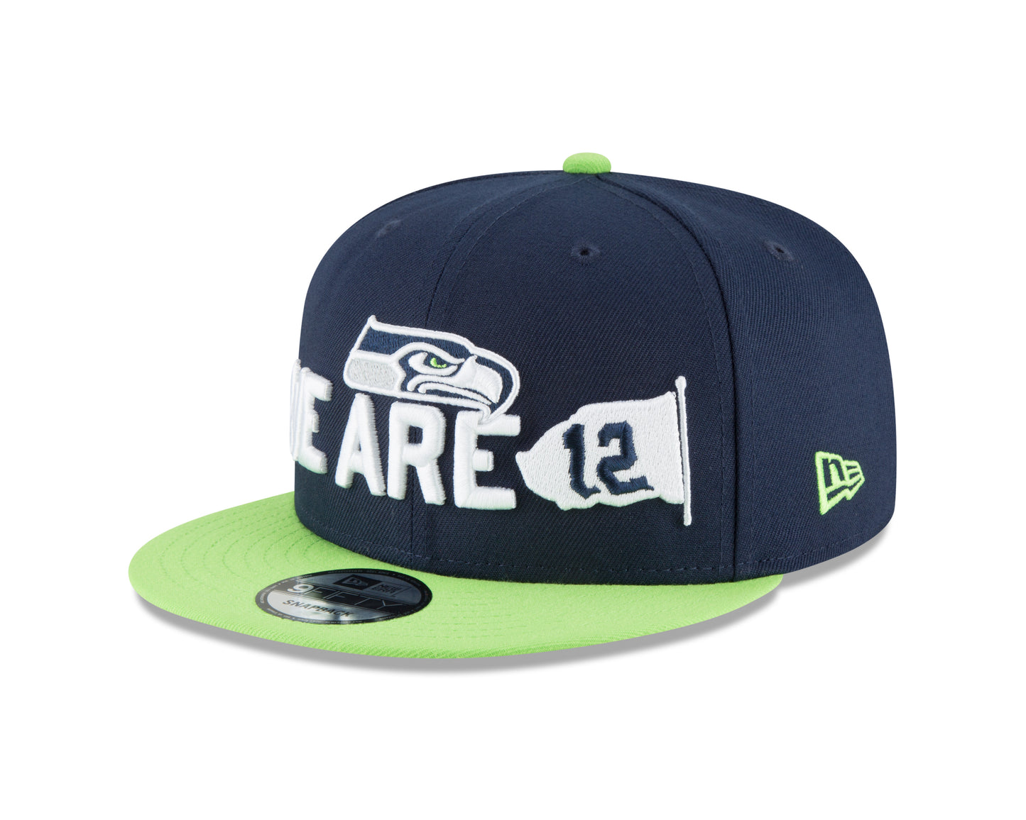 Seattle Seahawks New Era Spotlight Draft 9FIFTY Adjustable Hat - Navy