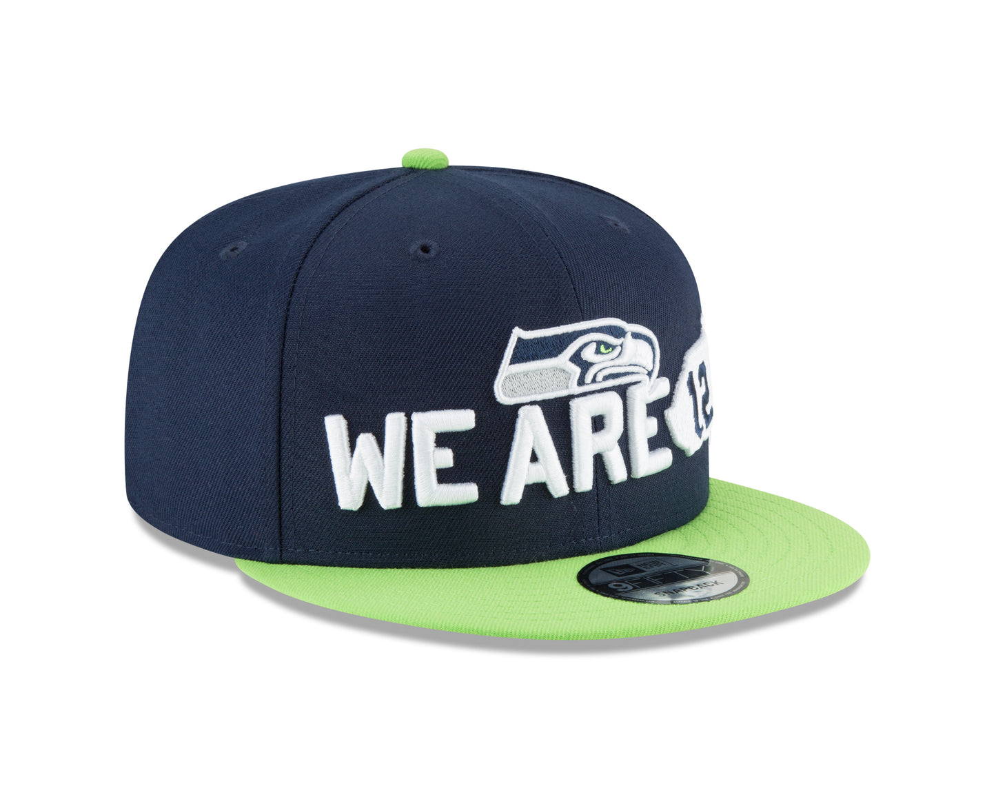 Seattle Seahawks New Era Spotlight Draft 9FIFTY Adjustable Hat - Navy